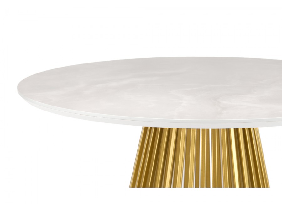 Нэнси 110 onyx bianco soft satin / золото