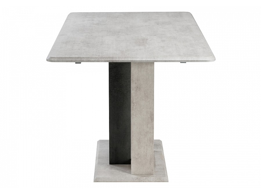 Стол деревянный Санса 120(160)х80х76 камень темный / камень светлый