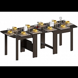 Стол деревянный обеденный раздвижной СтК7 венге