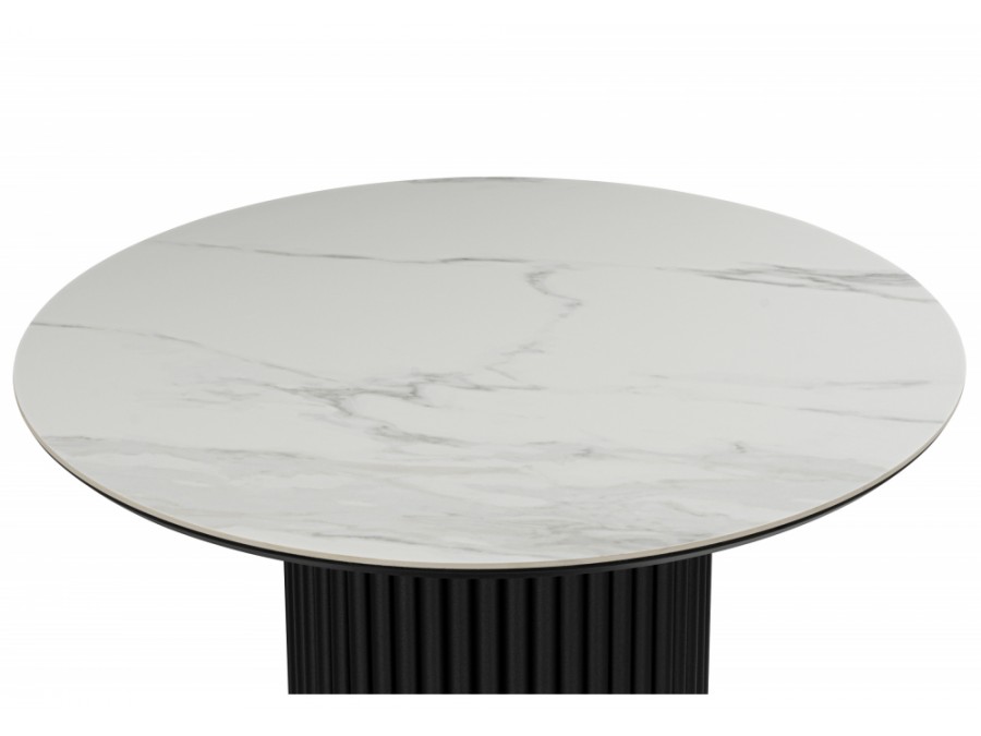 Барел 90 белый мрамор snow white / черный