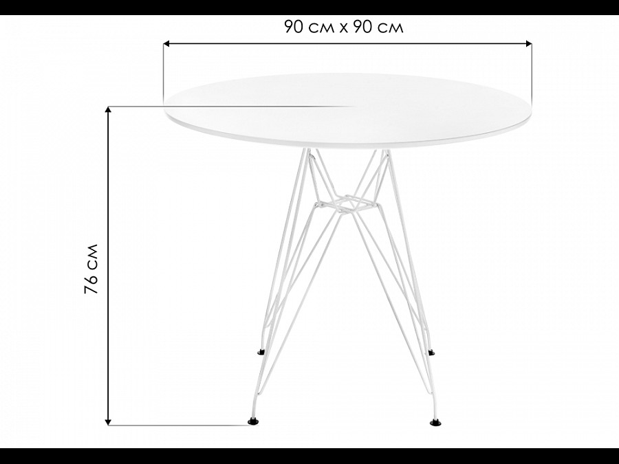 Стол деревянный Table 90х76
