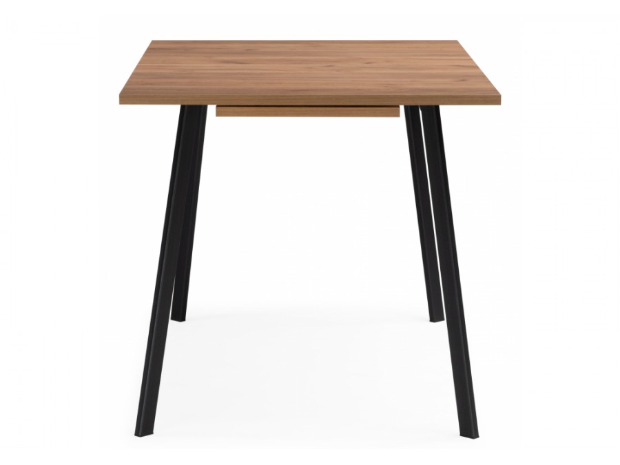 Кортни 117 (157) x 77 дуб крафт золотой / черный матовый