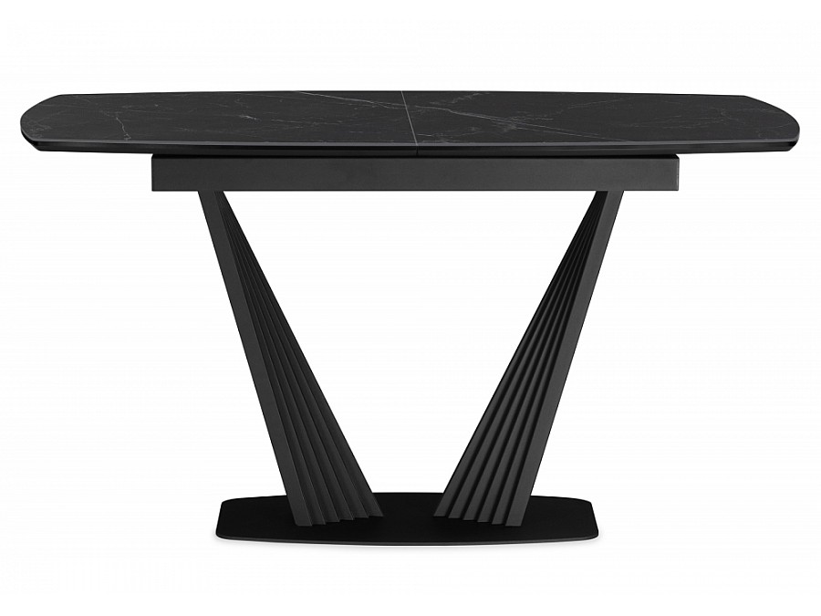 Вейл 140(180)х80 черный мрамор shakespeare black / черный