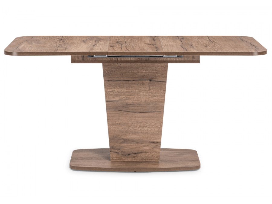 Стол деревянный Токио-28 120(152)х75х75 дуб табачный / антрацит