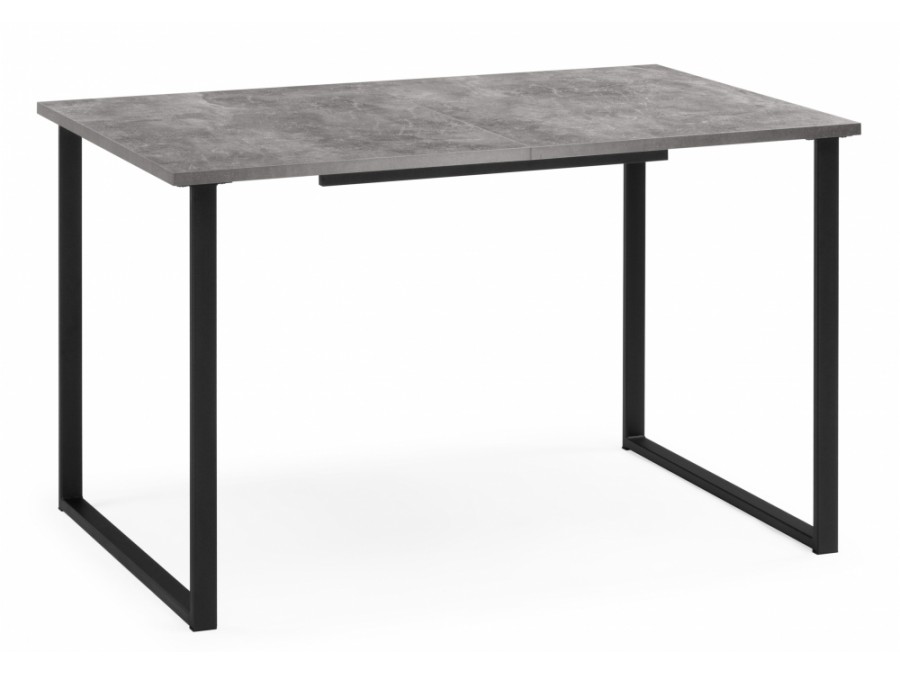 Лиман 117 (157) x 77 бетон светлый / черный матовый