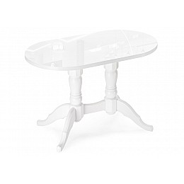 Стол деревянный Адней глянец белый