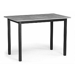 Стол деревянный Аркон 110(130)х68х75 бетон / черный