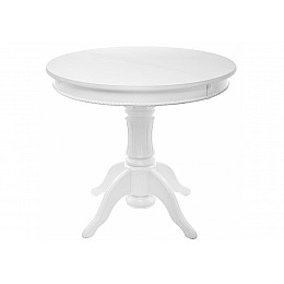 Стол деревянный Павия круглый белый