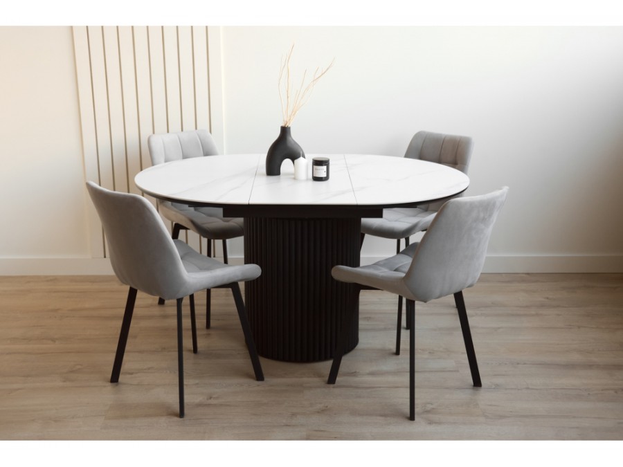 Стивен 100(140) snow white / черный