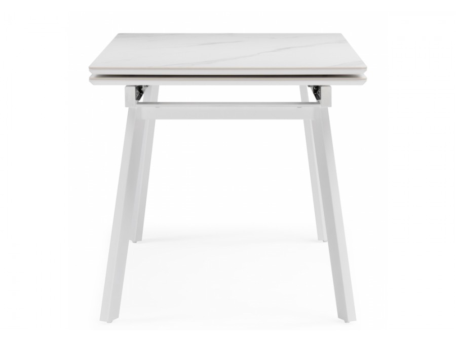 Норман 140 (200) х 80 белый мрамор alpin white / snow white / белый