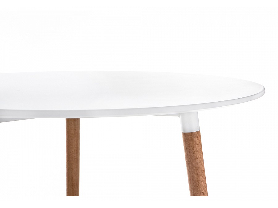 Стол деревянный Lorini 90х73 white / wood