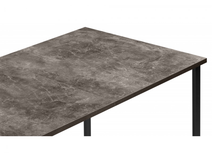 Лиман 117 (157) x 77 бетон темный / черный матовый