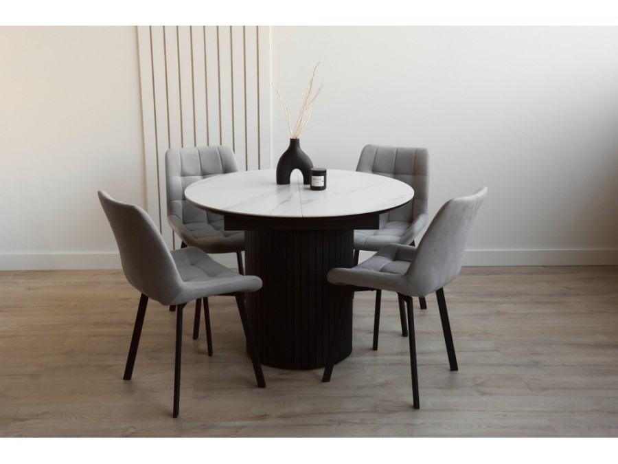 Лорен 100(140) snow white / черный