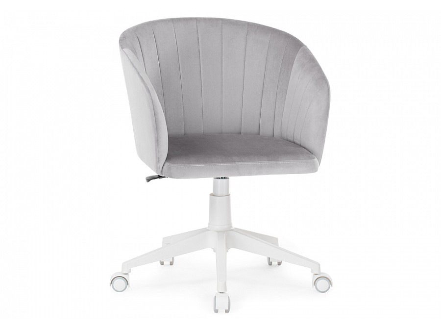 Офисное кресло Тибо confetti silver серый / белый