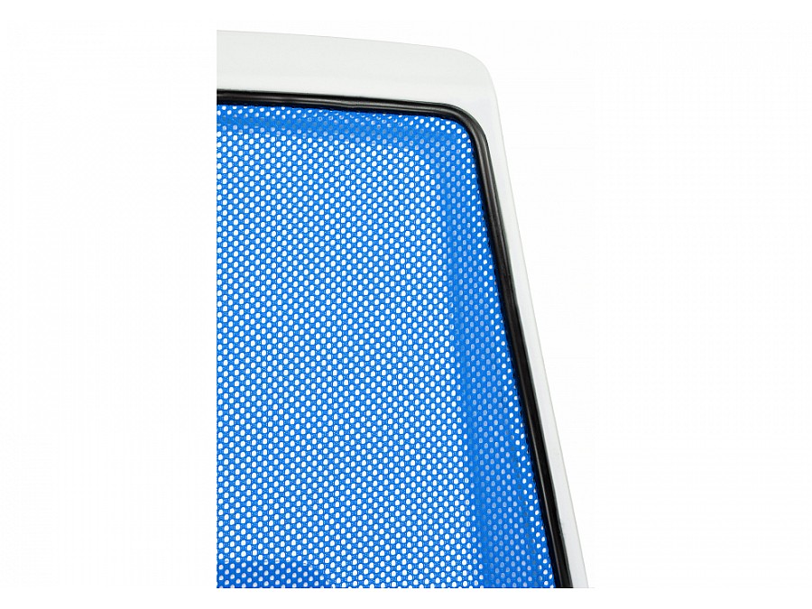 Компьютерное кресло Ergoplus белое / голубое