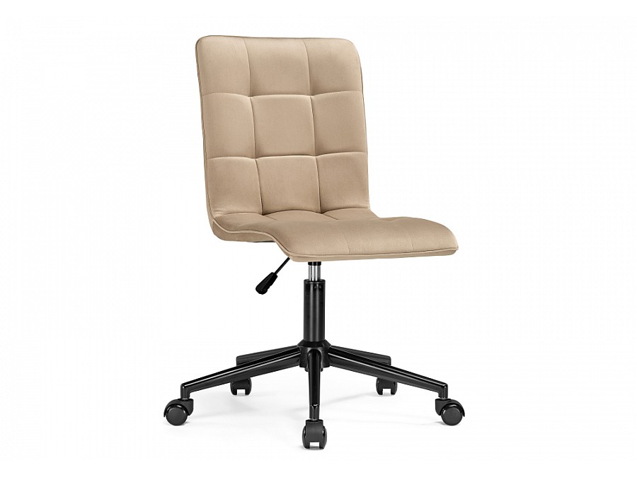 Офисное кресло Квадро бежевый / черный