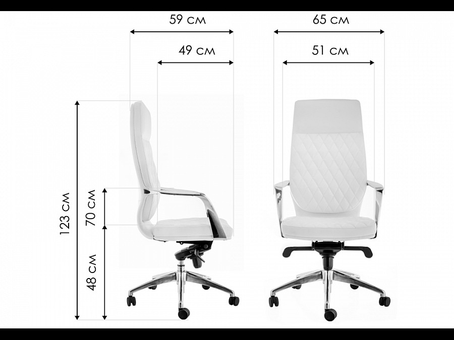 Офисное кресло Isida black / satin chrome