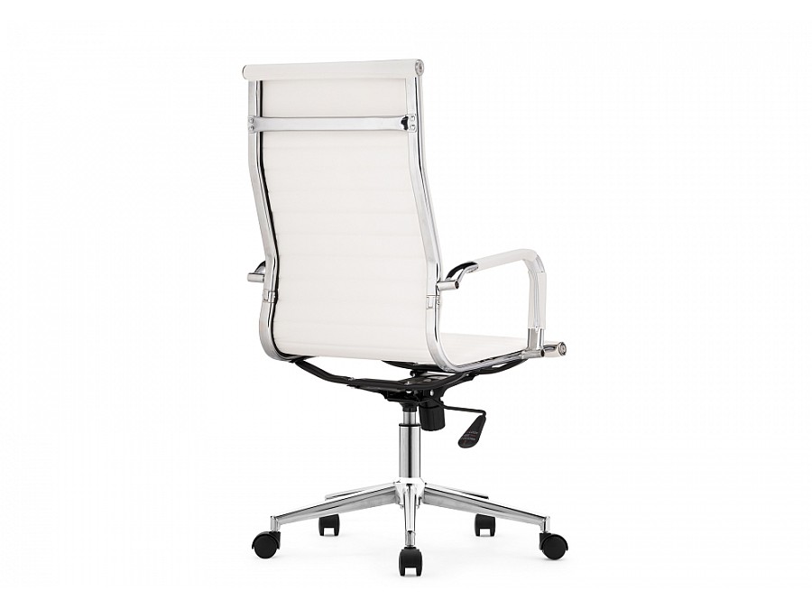 Компьютерное кресло Reus pu white / chrome