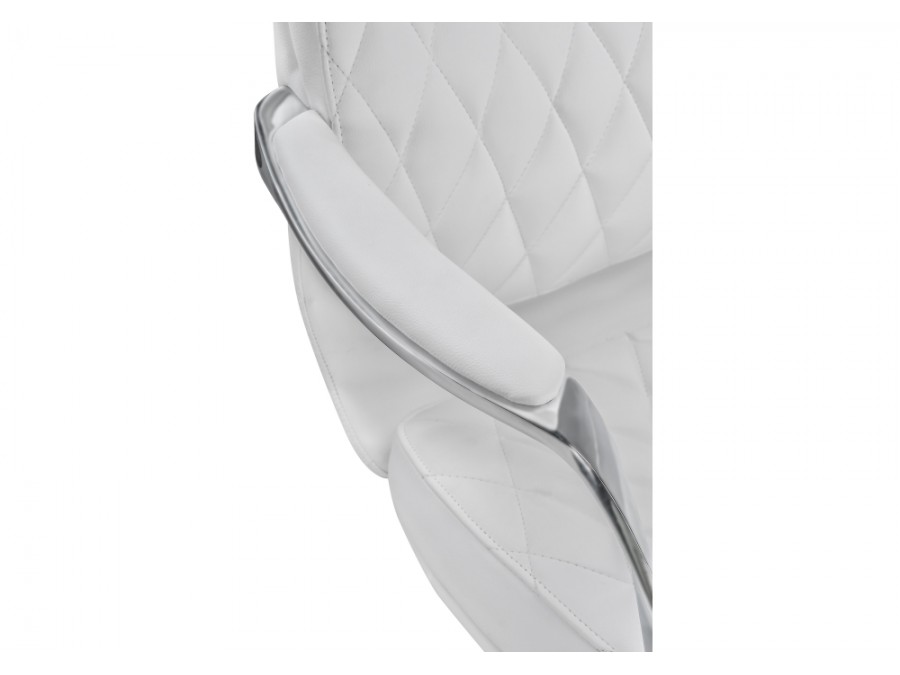 Компьютерное кресло Isida white / satin chrome