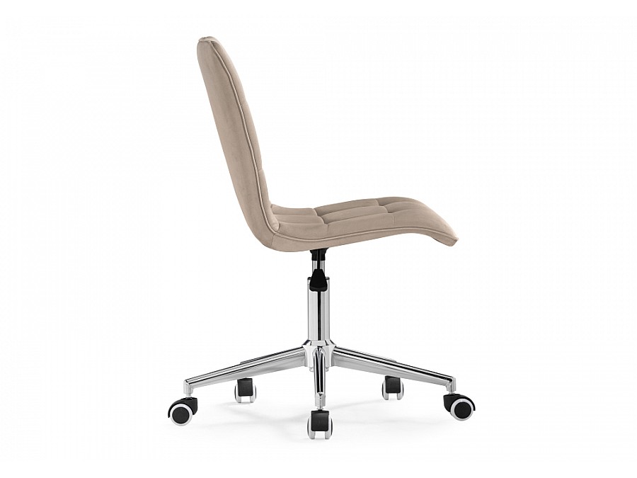 Офисное кресло Квадро бежевое / хром