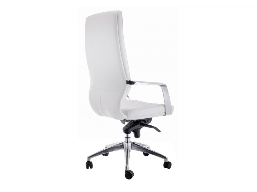 Компьютерное кресло Isida white / satin chrome