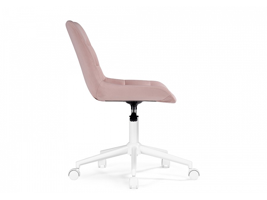 Офисное кресло Компьютерное кресло Честер розовый / белый