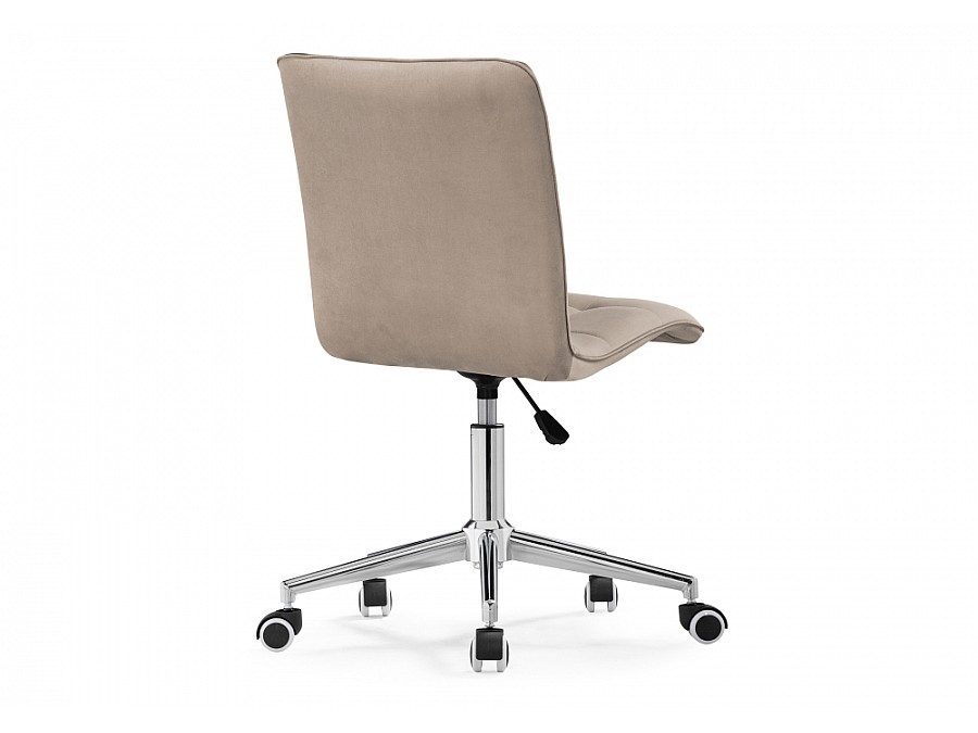 Офисное кресло Квадро бежевое / хром
