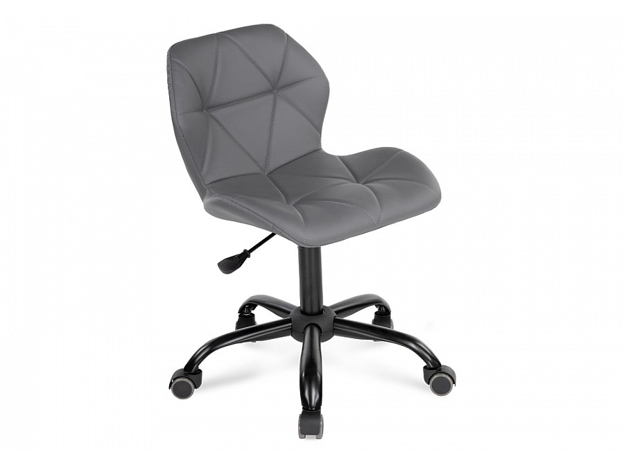 Офисное кресло Вальд экокожа серое