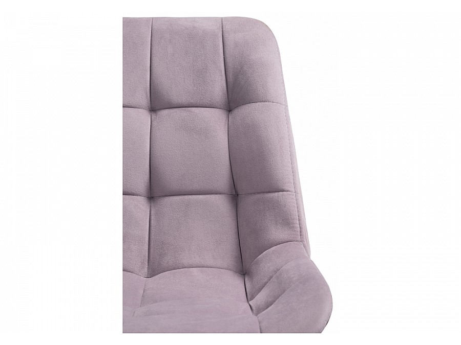 Келми микровелюр светло-лиловый / белый глянец