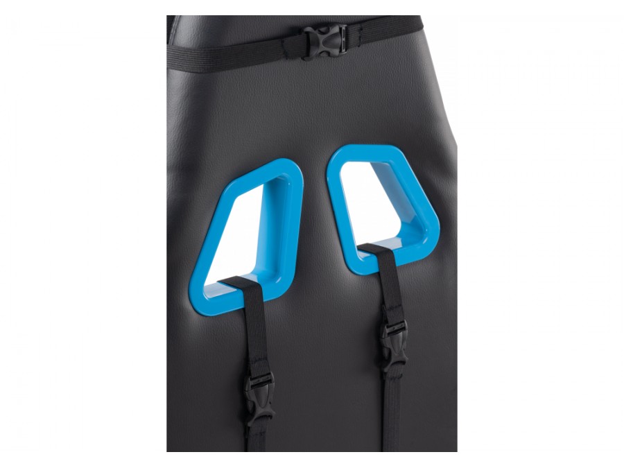 Blok light blue / black