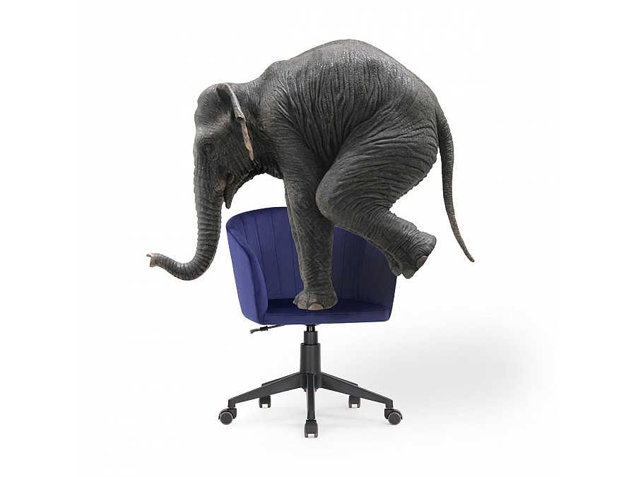 Офисное кресло Тибо темно-синий