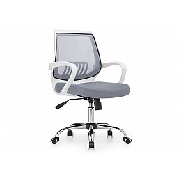 Компьютерное кресло Ergoplus light gray / white