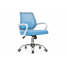 Компьютерное кресло Ergoplus blue / white