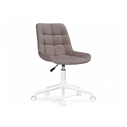 Офисное кресло Честер латте (velutto 08) / белый