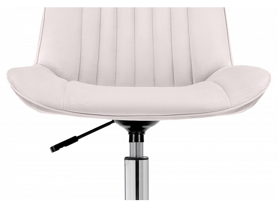 Офисное кресло Сеона молочный / хром