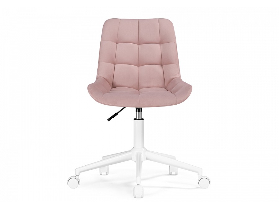Офисное кресло Компьютерное кресло Честер розовый / белый
