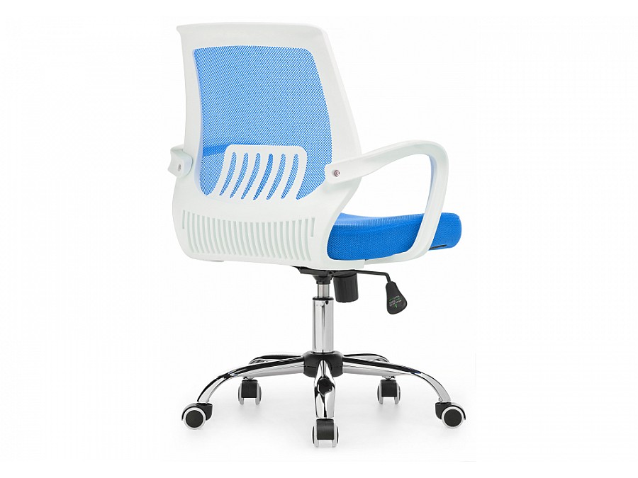 Компьютерное кресло Ergoplus белое / голубое