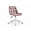Офисное кресло Келми 1 розовый / белый