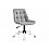 Офисное кресло Келми микровелюр светло-серый / белый