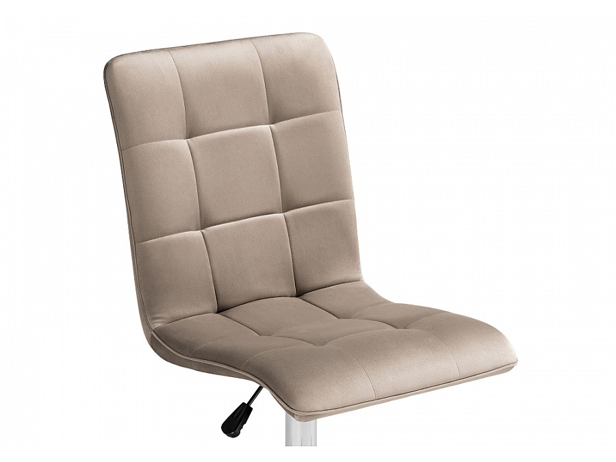 Офисное кресло Квадро бежевое / хром