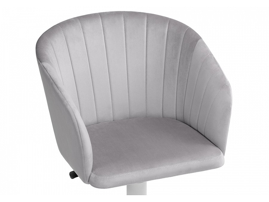 Офисное кресло Тибо confetti silver серый / белый