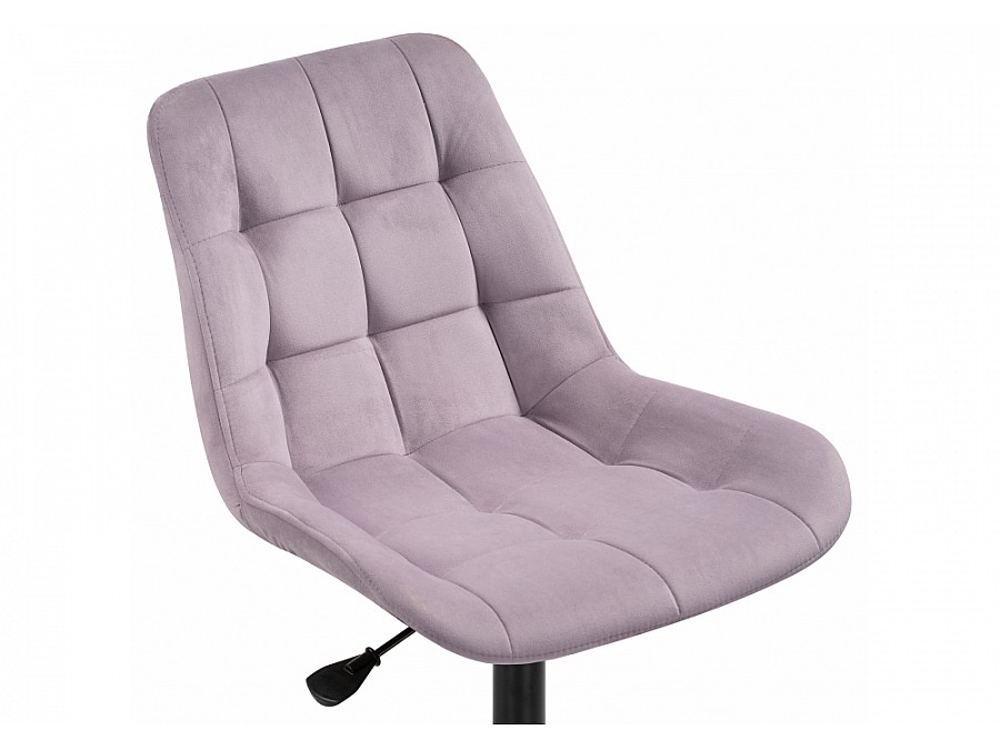 Келми микровелюр светло-лиловый / белый глянец