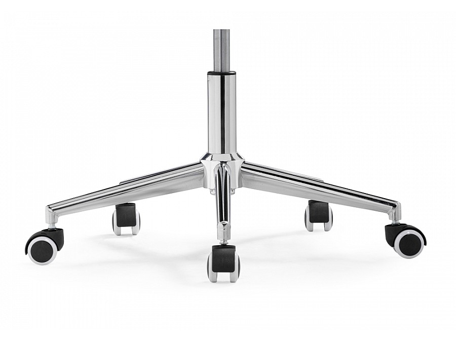 Офисное кресло Квадро светло-серое / хром