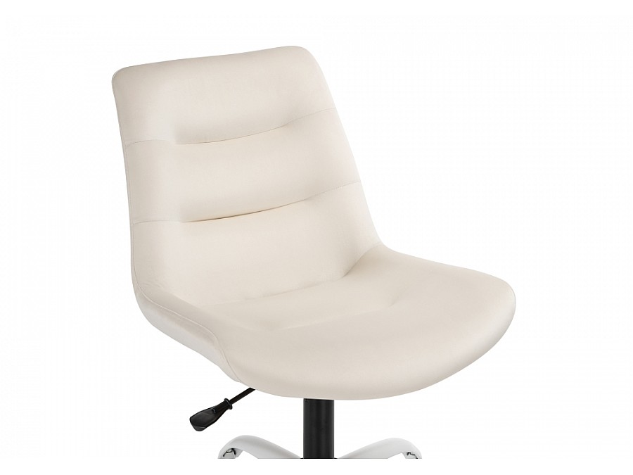Офисное кресло Компьютерное кресло Орди молочное / белое