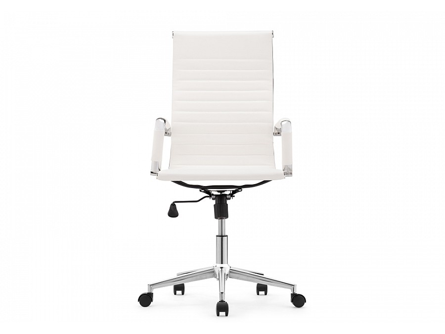 Компьютерное кресло Reus pu white / chrome
