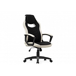 Компьютерное кресло Gamer черное / бежевое