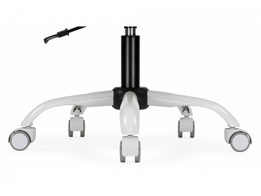 Келми микровелюр светло-лиловый / белый глянец