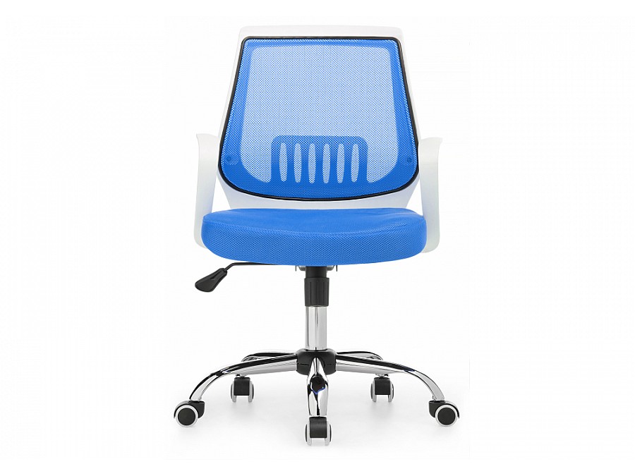 Компьютерное кресло Ergoplus белое / голубое