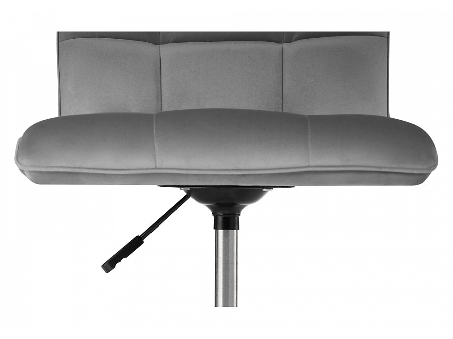 Офисное кресло Квадро темно-серое / хром