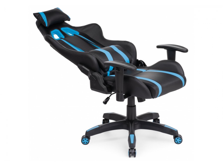 Blok light blue / black